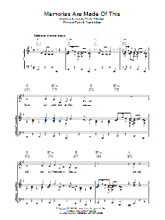 Memories Are Made Of This von Terry Gilkyson (Download) 