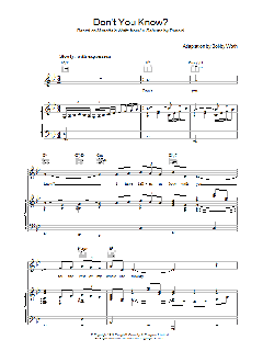 Don't You Know? von Frederick Delius (Download) 