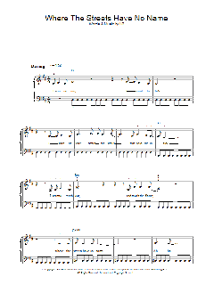 Where The Streets Have No Name von Tadd Dameron (Download) 