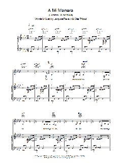 A Mi Manera (Comme D'Habitude) von Gipsy Kings (Download) 