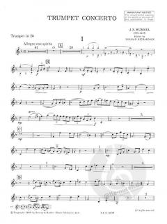 Trompetenkonzert von Johann Nepomuk Hummel im Alle Noten Shop kaufen