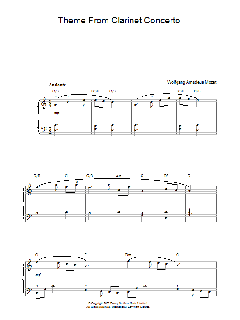 Slow Movement Theme from Clarinet Concerto von Alexandre Desplat (Download) 