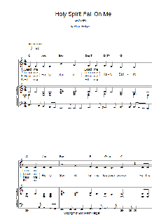 Holy Spirit Fall On Me von Irving Berlin (Download) 