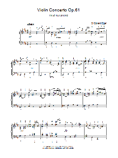 Violin Concerto Op.61 (first movement) von Traditional (Download) 