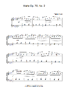 Waltz Op. 70, No. 2 von Frédéric Chopin (Download) 