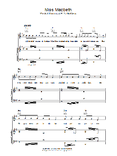 Miss Macbeth von Elvis Costello (Download) 