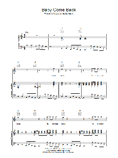 Baby Come Back von Thomas Newman (Download) 