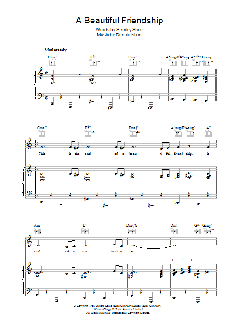 A Beautiful Friendship von Stanley Styne (Download) 