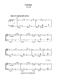 Kalinka von Ira Gershwin (Download) 