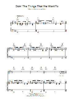 Doin' The Things That We Want To von Harold Arlen (Download) 