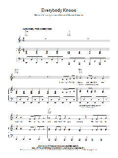 Everybody Knows von Leonard Cohen (Download) 