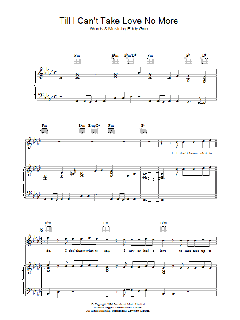 Till I Can't Take Love No More von Ludwig van Beethoven (Download) 