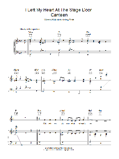 I Left My Heart At The Stage Door Canteen von Ludwig van Beethoven (Download) 