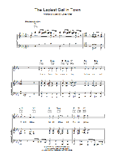 The Laziest Gal In Town von Ludwig van Beethoven (Download) 