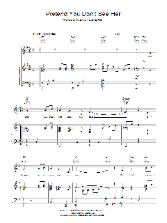 Pretend You Don't See Her von Ludwig van Beethoven (Download) 