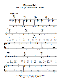 Right As Rain von Adele (Download) 