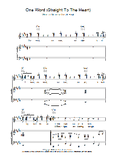 One Word (Straight To The Heart) von Kris Lennox (Download) 