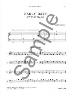 Reeves Early Days At The Piano 