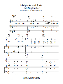 It Might As Well Rain Until September von Carole King (Download) 