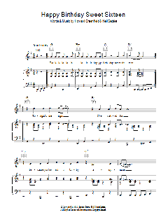 Happy Birthday Sweet Sixteen von Neil Sedaka (Download) 