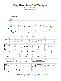 I May Never Pass This Way Again von Irving Melsher (Download) 