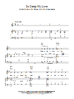 So Deep My Love von Ervin Drake (Download) 
