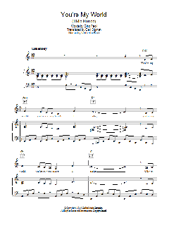 You're My World (Il Mio Mondo) von Carl Sigman (Download) 