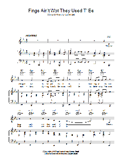 Fings Ain't Wot They Used T'Be von Jean-Philippe Rameau (Download) 