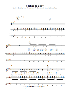 Silence Is Easy von Fred Ebb (Download) 