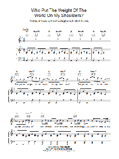 Who Put The Weight Of The World On My Shoulders? von Oasis (Download) 