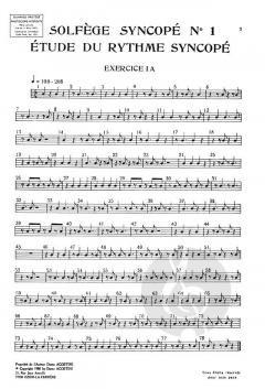 Solfege Syncope No. 1 von Dante Agostini 