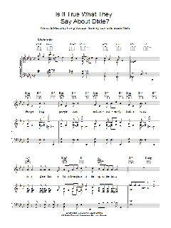 Is It True What They Say About Dixie? von Al Jolson (Download) 