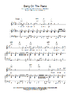 Bang On The Piano von Jack McManus (Download) 