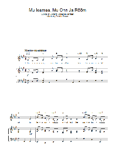 Mu Isamaa, Mu Onn Ja Room von Fredrik Pacius (Download) 