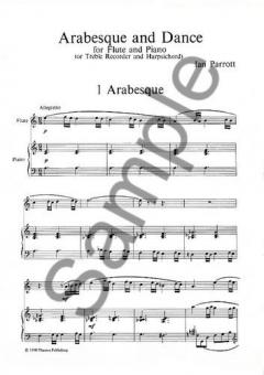 Arabesque and Dance von Ian Parrott 