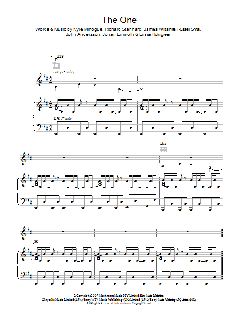 The One von Kylie Minogue (Download) 