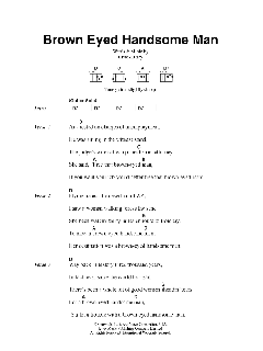 Brown Eyed Handsome Man von Alan Menken (Download) 
