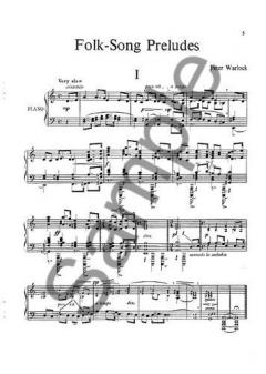 Folk-Songs Preludes von Peter Warlock 