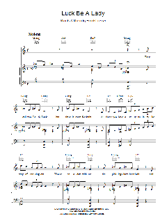 Luck Be A Lady von Frank Sinatra (Download) 