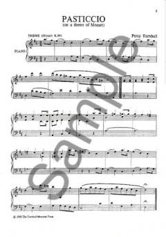 Piano Music Vol. 4 Pasticcio on a Theme of Mozart von Percy Turnbull 