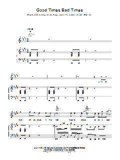 Good Times Bad Times von Led Zeppelin (Download) 