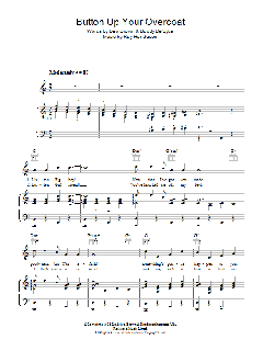 Button Up Your Overcoat von Ruth Etting (Download) 