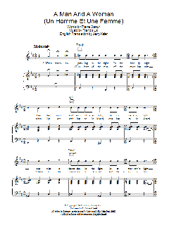 A Man And A Woman (Un Homme Et Une Femme) von Francis Lai (Download) 