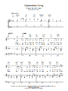 September Song von Kurt Weill (Download) 