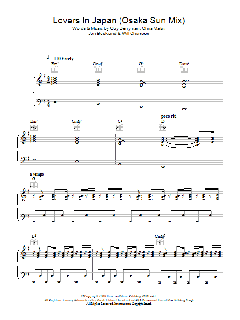 Lovers In Japan (Osaka Sun Mix) von Coldplay (Download) 