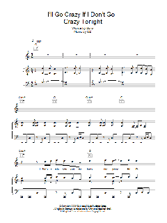 I'll Go Crazy If I Don't Go Crazy Tonight von U2 (Download) 