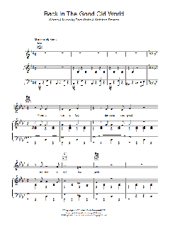 Back In The Good Old World von Tom Waits (Download) 