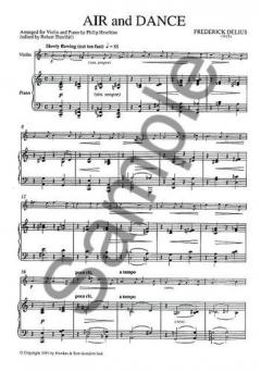Air And Dance von Frederick Delius 