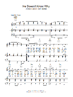 He Doesn't Know Why von Fleet Foxes (Download) 