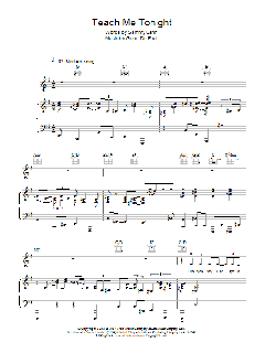 Teach Me Tonight von Sammy Cahn (Download) 